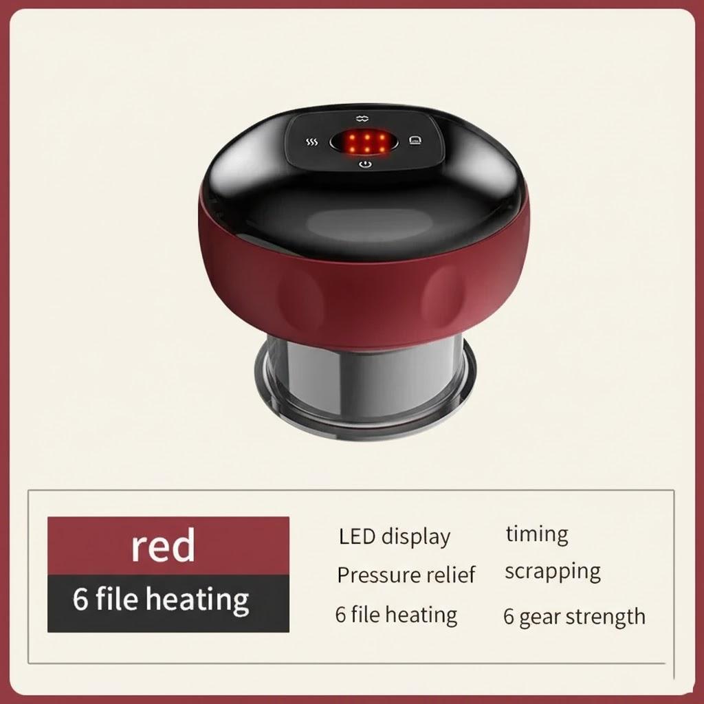 Electric Cupping Massage Vacuum Suction Body Slimming Guasha Professional Suction Cups for Back Massager червоний
Electric Cupping Massage Vacuum Suction Body Slimming Guasha Professional Suction Cups for Back Massager червоний