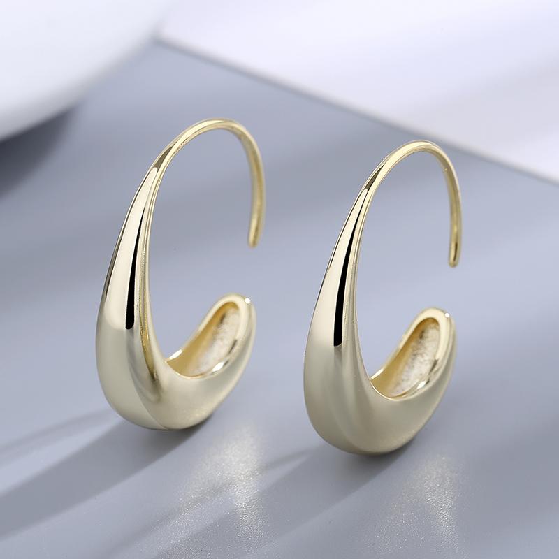 Серьги-кольца в форме полумесяца большого круга для женщин, лаконичный дизайн, модные украшения, подарок на вечеринку золотистый
Серьги-кольца в форме полумесяца большого круга для женщин, лаконичный дизайн, модные украшения, подарок на вечеринку золотистый