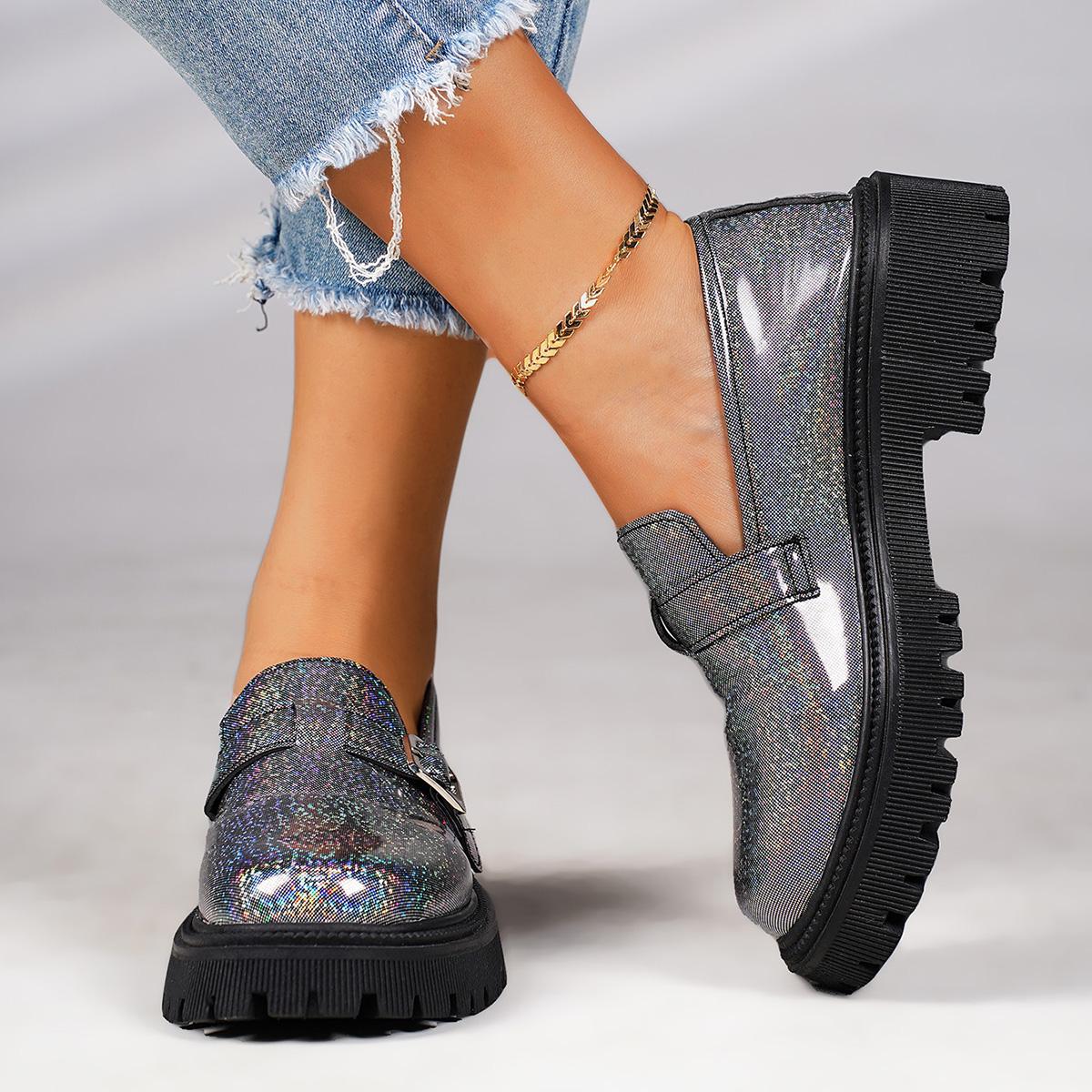 мода 2024 Весенняя мода Лазерные лоферы для женщин Платформа Металлическая пряжка Плоские туфли Женские Круглый носок Слипоны Повседневная обувь Zapatas Mujer 35 серый
мода 2024 Весенняя мода Лазерные лоферы для женщин Платформа Металлическая пряжка Плоские туфли Женские Круглый носок Слипоны Повседневная обувь Zapatas Mujer 35 серый