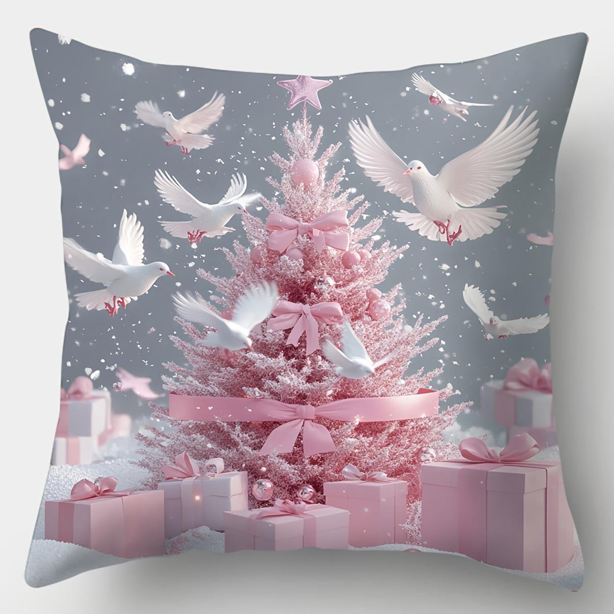 Домашний декор Розовое Рождество: Санта, Снеговик, Дизайн с Голубем Наволочка для Подушки Подходит для Дивана Спальни Автомобиля 40x40cm
Домашний декор Розовое Рождество: Санта, Снеговик, Дизайн с Голубем Наволочка для Подушки Подходит для Дивана Спальни Автомобиля 40x40cm