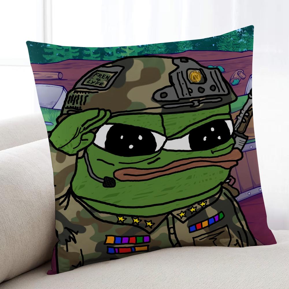 PPepe the FFrogES Cartoon Funny cushion cover Home Bedding Sofa living Room pillowcase Simple Soft Skin Cushion Cover 30x30cm
PPepe the FFrogES Cartoon Funny cushion cover Home Bedding Sofa living Room pillowcase Simple Soft Skin Cushion Cover 30x30cm