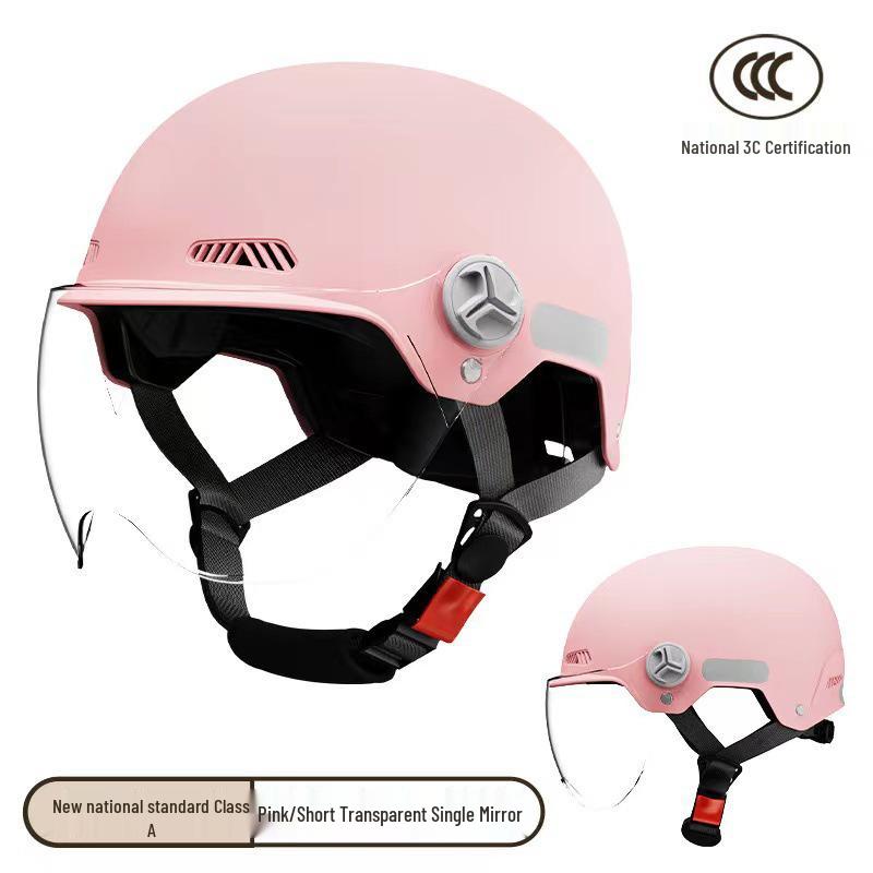 Certified Retro Helmet for Electric Bikes & Motorcycles - Universal Sun Protection for Men, Women & Children, All-Season Use One Size
Certified Retro Helmet for Electric Bikes & Motorcycles - Universal Sun Protection for Men, Women & Children, All-Season Use One Size