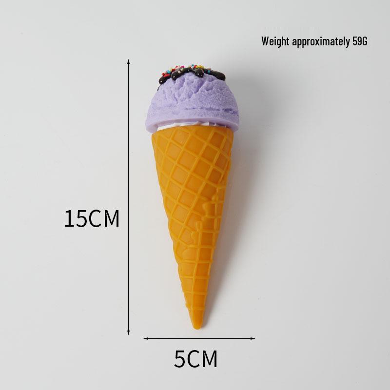 Realistic Ice Cream Cone Display Prop for Cold Drink Shops
Realistic Ice Cream Cone Display Prop for Cold Drink Shops