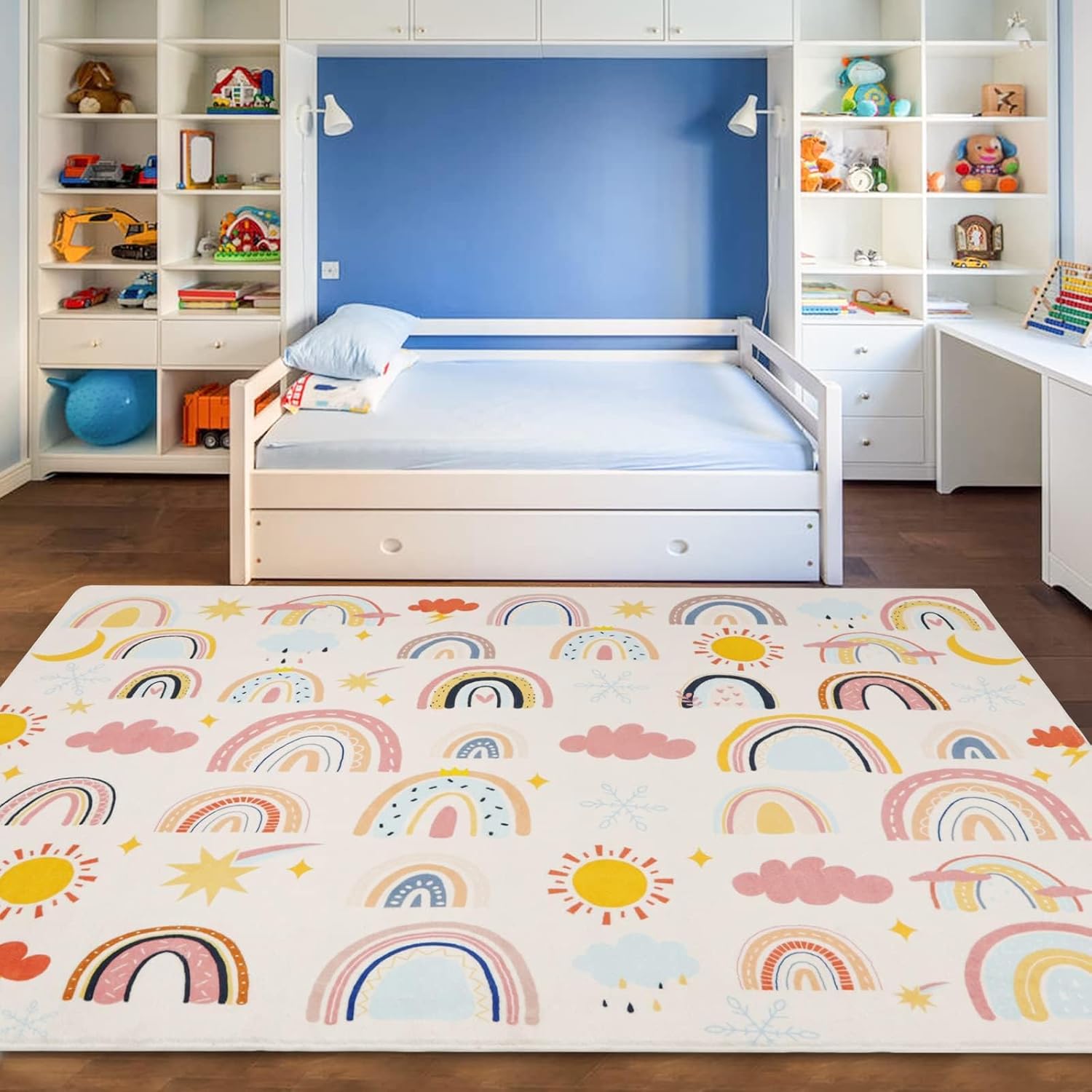 Cartoon Rainbow Living Room Carpet Sofa Rug Nursery Children s Play Mat Bedroom Rug Lounge Hallway Kitchen Dining Table Mat 40x60CM
Cartoon Rainbow Living Room Carpet Sofa Rug Nursery Children s Play Mat Bedroom Rug Lounge Hallway Kitchen Dining Table Mat 40x60CM
