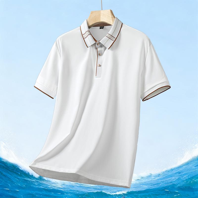 Mens Color Block Trim Short Sleeve Polo Shirt M белый
Mens Color Block Trim Short Sleeve Polo Shirt M белый