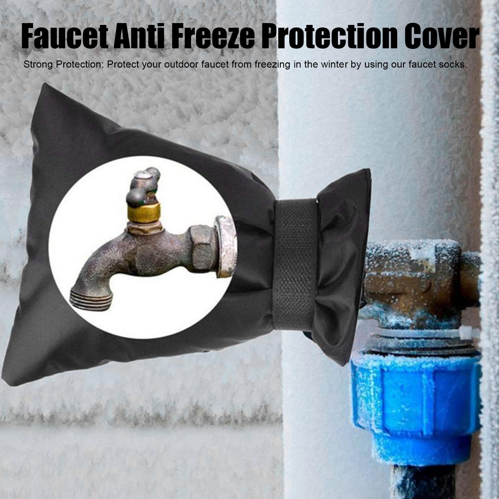 Outdoor Faucet Frost Cover Waterproof Faucet Anti Freeze Cover
Outdoor Faucet Frost Cover Waterproof Faucet Anti Freeze Cover