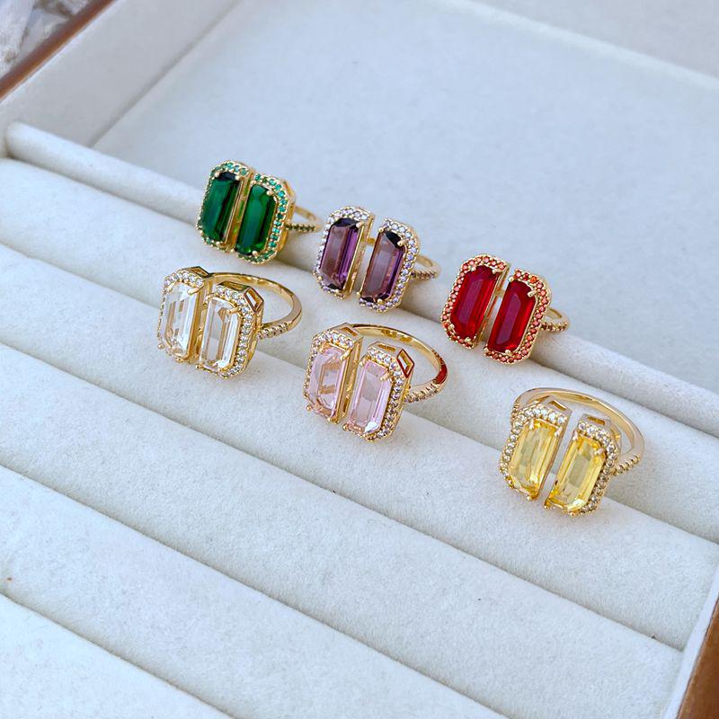 Influencer French Chic Candy Color Zircon Open Metal Ring Adjustable Open Design белый
Influencer French Chic Candy Color Zircon Open Metal Ring Adjustable Open Design белый