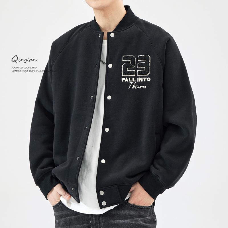 Куртка American Street Baseball, мужская, осенняя, свободная, повседневная, большого размера, грубая, красивая, кардиган, свитер, куртка 4XL чёрный
Куртка American Street Baseball, мужская, осенняя, свободная, повседневная, большого размера, грубая, красивая, кардиган, свитер, куртка 4XL чёрный