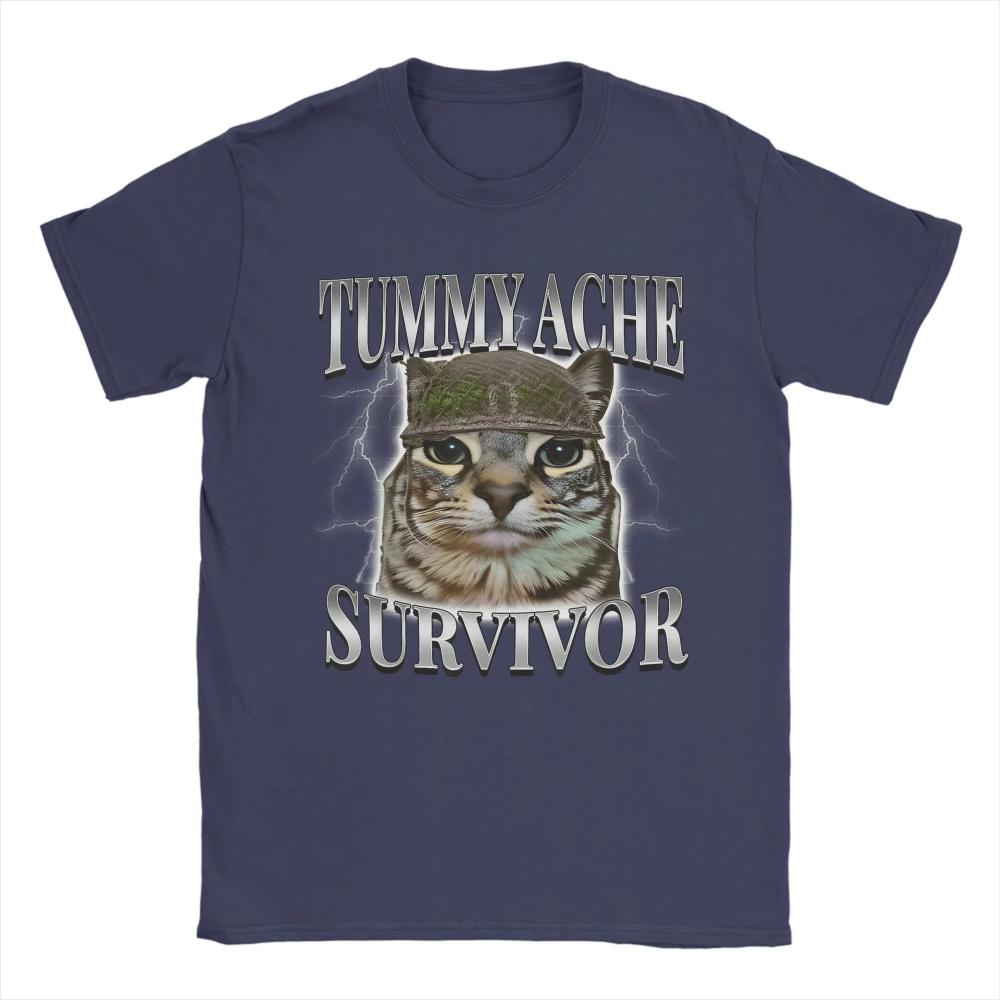 Tummy Ache Survivor Cat Meme Funny Saying Cats Animals T Shirts Summer Cotton TShirts for Men Women Trending Casual Tee Shirt 3XL
Tummy Ache Survivor Cat Meme Funny Saying Cats Animals T Shirts Summer Cotton TShirts for Men Women Trending Casual Tee Shirt 3XL