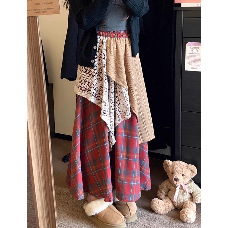 Women s Retro Plaid High-Waist A-Line Long Skirt - Ethnic Autumn/Winter Design S
Women s Retro Plaid High-Waist A-Line Long Skirt - Ethnic Autumn/Winter Design S