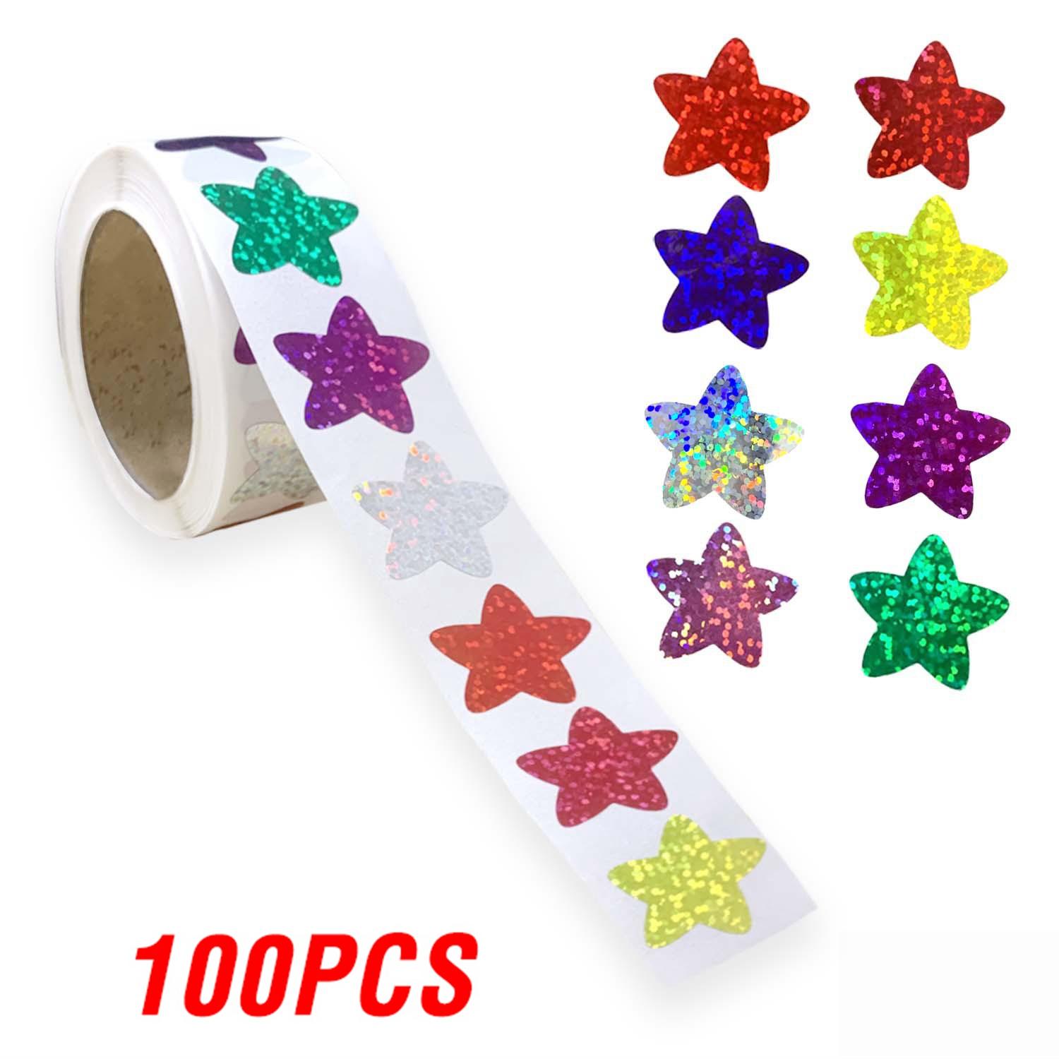 100-500pcs Glitter Star Stickers for Kids School Teacher Reward Sticker Party Decor Small Business Label Scrapbooking Stickers
100-500pcs Glitter Star Stickers for Kids School Teacher Reward Sticker Party Decor Small Business Label Scrapbooking Stickers