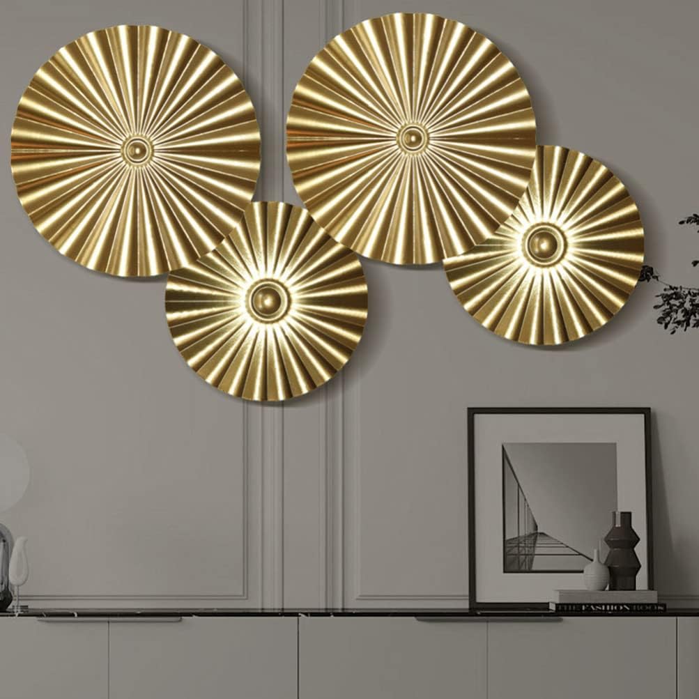ARTIBETTER 4pcs Wrought Iron Wall Decoration Gold Wall Décor Modern Wall Art Retro Home Decor Gold Wall Decor Home Irregular Disc Wall Decor Wedding
ARTIBETTER 4pcs Wrought Iron Wall Decoration Gold Wall Décor Modern Wall Art Retro Home Decor Gold Wall Decor Home Irregular Disc Wall Decor Wedding