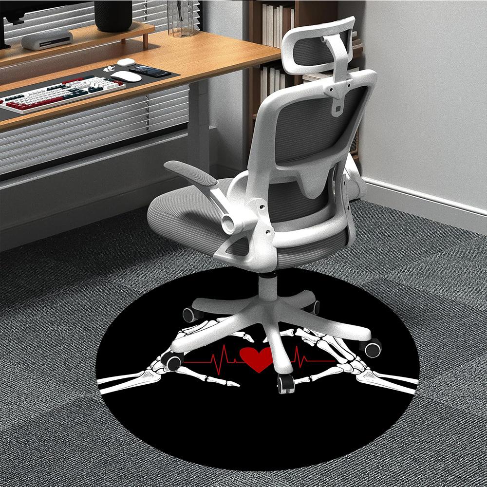 1pc Heartbeat Skeletons Office Round Area Rug, Indoor Mat Suitable ForOffice, Under Office Chairs Bedroom Living Room Home Decor, Room Decot167 80cm by 80cm
1pc Heartbeat Skeletons Office Round Area Rug, Indoor Mat Suitable ForOffice, Under Office Chairs Bedroom Living Room Home Decor, Room Decot167 80cm by 80cm