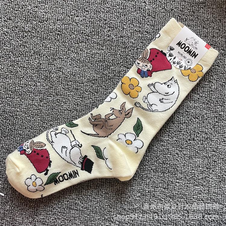 Модные хлопковые носки до середины икры с мультяшными Муми-троллями - Стиль на четыре сезона One Size (36-40)
Модные хлопковые носки до середины икры с мультяшными Муми-троллями - Стиль на четыре сезона One Size (36-40)