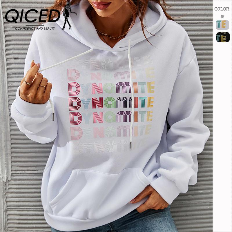 QICED женские модные повседневные осенне-зимние однотонные толстовки с капюшоном и длинными рукавами с принтом
QICED женские модные повседневные осенне-зимние однотонные толстовки с капюшоном и длинными рукавами с принтом