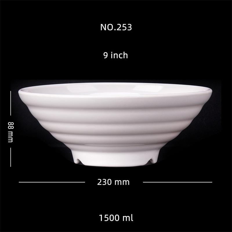 Меламиновые миски для рамэна, имитация фарфоровой посуды, миска для лапши быстрого приготовления, контейнер для салата для ресторана и бытовой кухни, белый цвет
Меламиновые миски для рамэна, имитация фарфоровой посуды, миска для лапши быстрого приготовления, контейнер для салата для ресторана и бытовой кухни, белый цвет