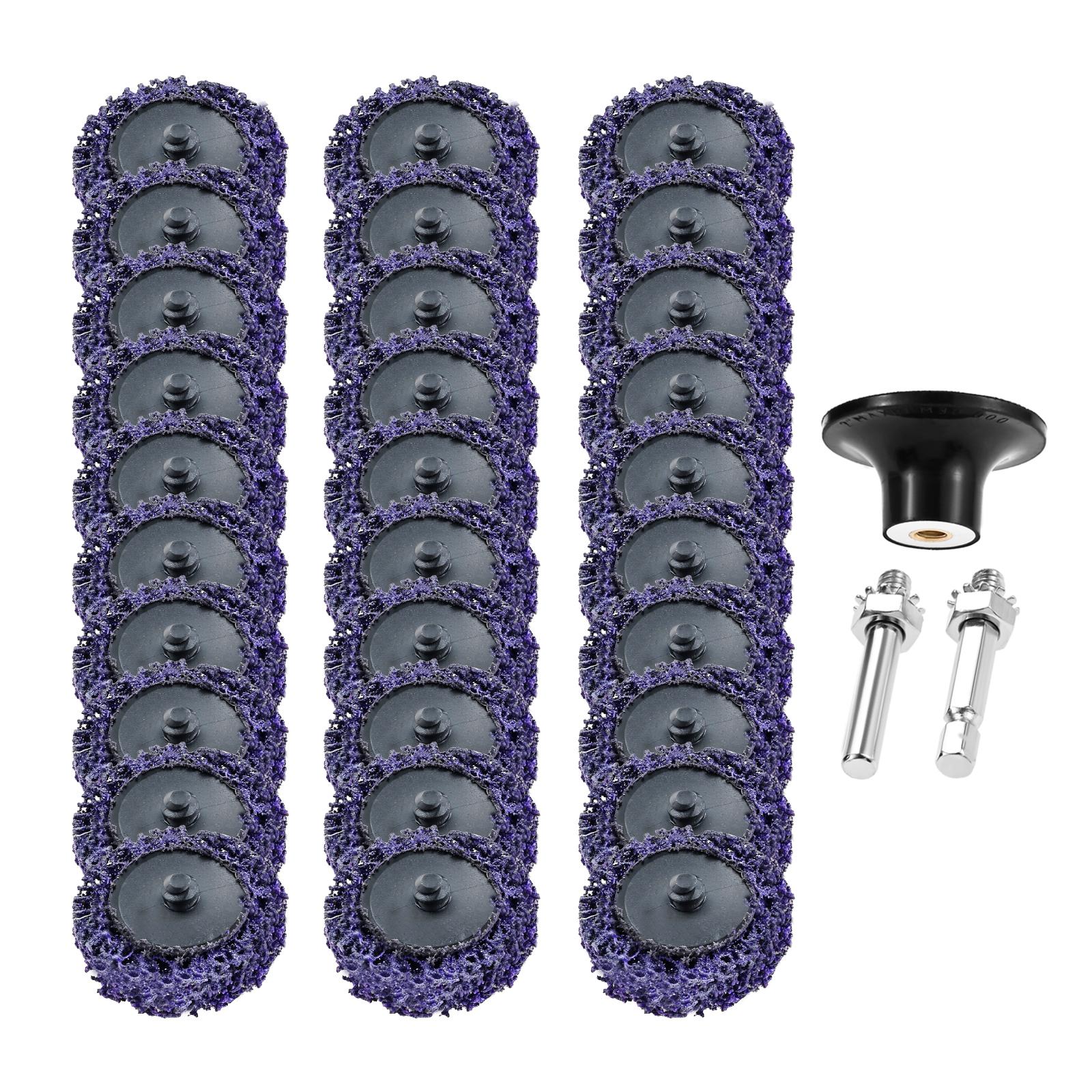 31PCS 2 inch Quick Change Easy Strip Discs for Drill with1/4 Grinding Discs for Cleans Welds Rust Paint Removal Stripping Wheel фіолетовий
31PCS 2 inch Quick Change Easy Strip Discs for Drill with1/4 Grinding Discs for Cleans Welds Rust Paint Removal Stripping Wheel фіолетовий