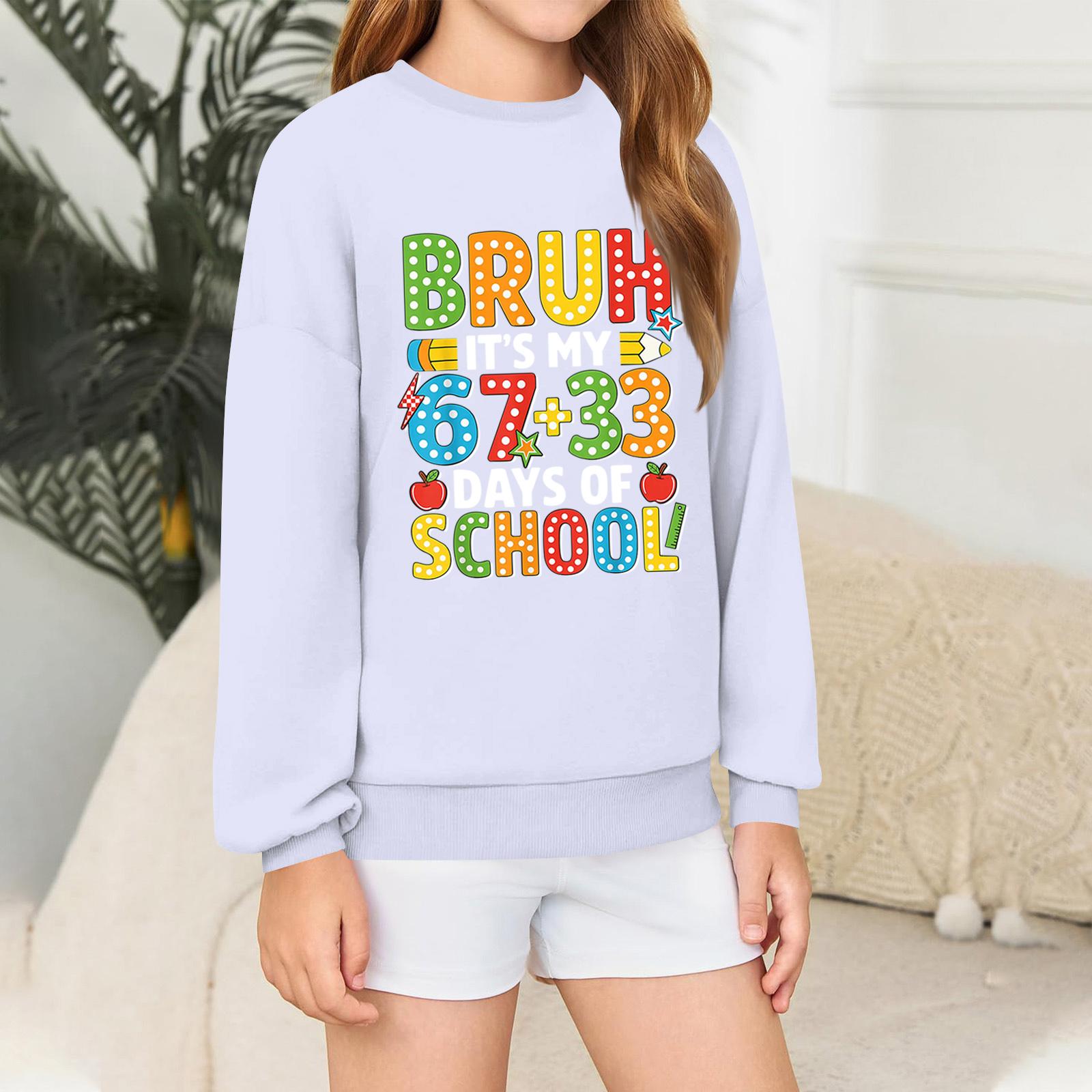 Children s Long-sleeved Loose-fitting Pullover Top With Letter Print 160 білий
Children s Long-sleeved Loose-fitting Pullover Top With Letter Print 160 білий
