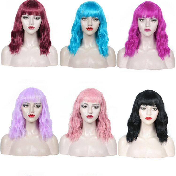 Synthetic Hair Blonde Wigs for Women Short Wavy Curly Wig with Bangs Water Wave Wig Daily Girls Cosplay Halloween Party
Synthetic Hair Blonde Wigs for Women Short Wavy Curly Wig with Bangs Water Wave Wig Daily Girls Cosplay Halloween Party