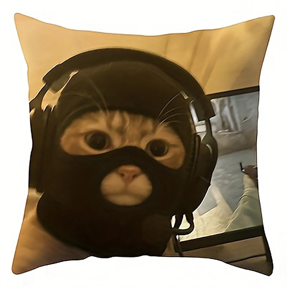 1/4pcs Funny Cat Headphones Pillowcase Sofa cushion cover home bedroom room decoration 45x45cm
1/4pcs Funny Cat Headphones Pillowcase Sofa cushion cover home bedroom room decoration 45x45cm