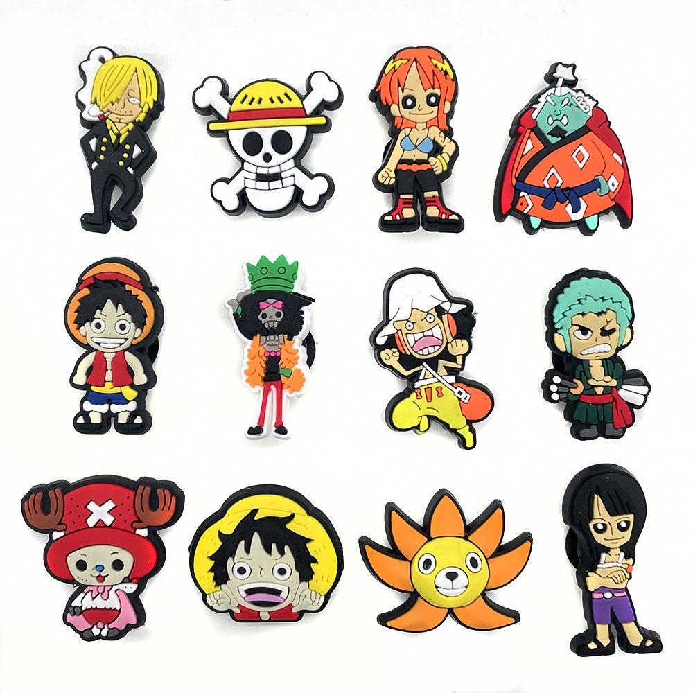 Милые Мультяшные Шармы One Piece: Мягкие резиновые пряжки и аксессуары для обуви в стиле японского аниме
Милые Мультяшные Шармы One Piece: Мягкие резиновые пряжки и аксессуары для обуви в стиле японского аниме