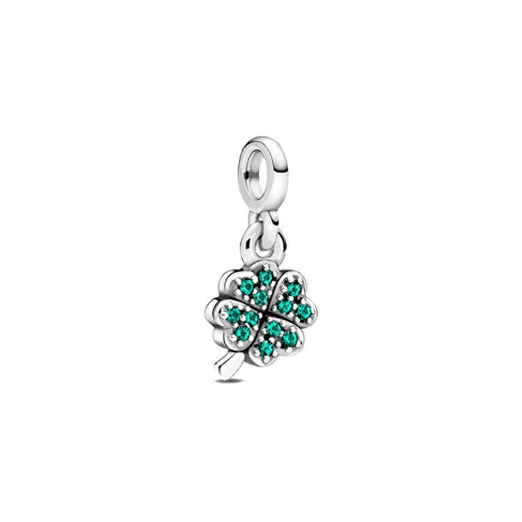 Pandora Mini Four Leaf Clover Charm Men Charm 798974C01 Green
Pandora Mini Four Leaf Clover Charm Men Charm 798974C01 Green