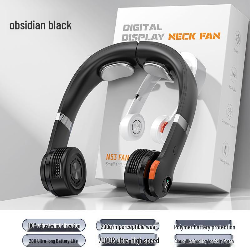 2026 European & American Neck-Hanging Silent Fan: Portable, Digital Display, Leafless Design for Outdoor Cooling 234x155x64mm
2026 European & American Neck-Hanging Silent Fan: Portable, Digital Display, Leafless Design for Outdoor Cooling 234x155x64mm