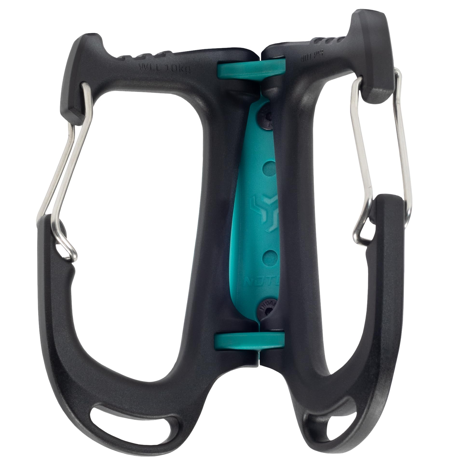 Notch Cargo Tool Carrier: 2 gates, 3 lockable positions, foldable, dedicated retrieve ball slot (pebble holder), attaches to harness webbing up to 45m
Notch Cargo Tool Carrier: 2 gates, 3 lockable positions, foldable, dedicated retrieve ball slot (pebble holder), attaches to harness webbing up to 45m