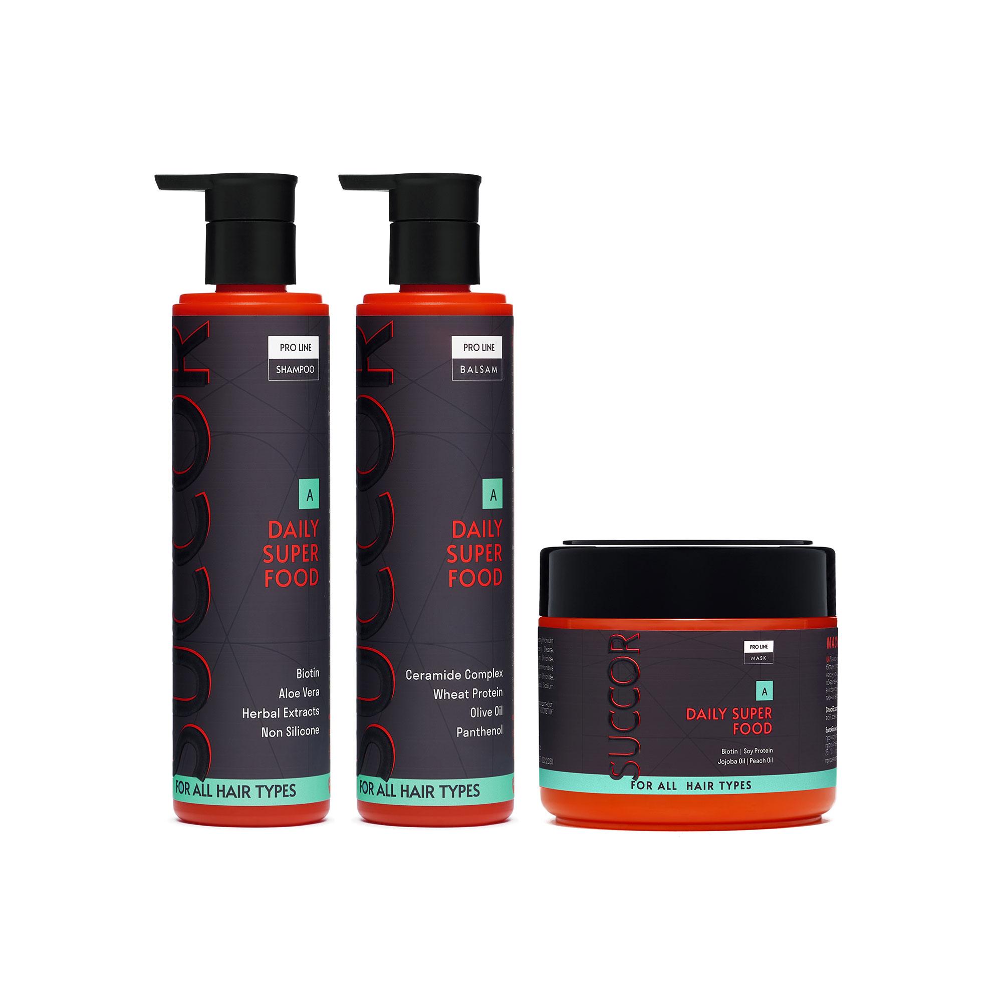 Comprehensive Daily Hair Care Set Superfood Set Daily Superfood Succor
Comprehensive Daily Hair Care Set Superfood Set Daily Superfood Succor