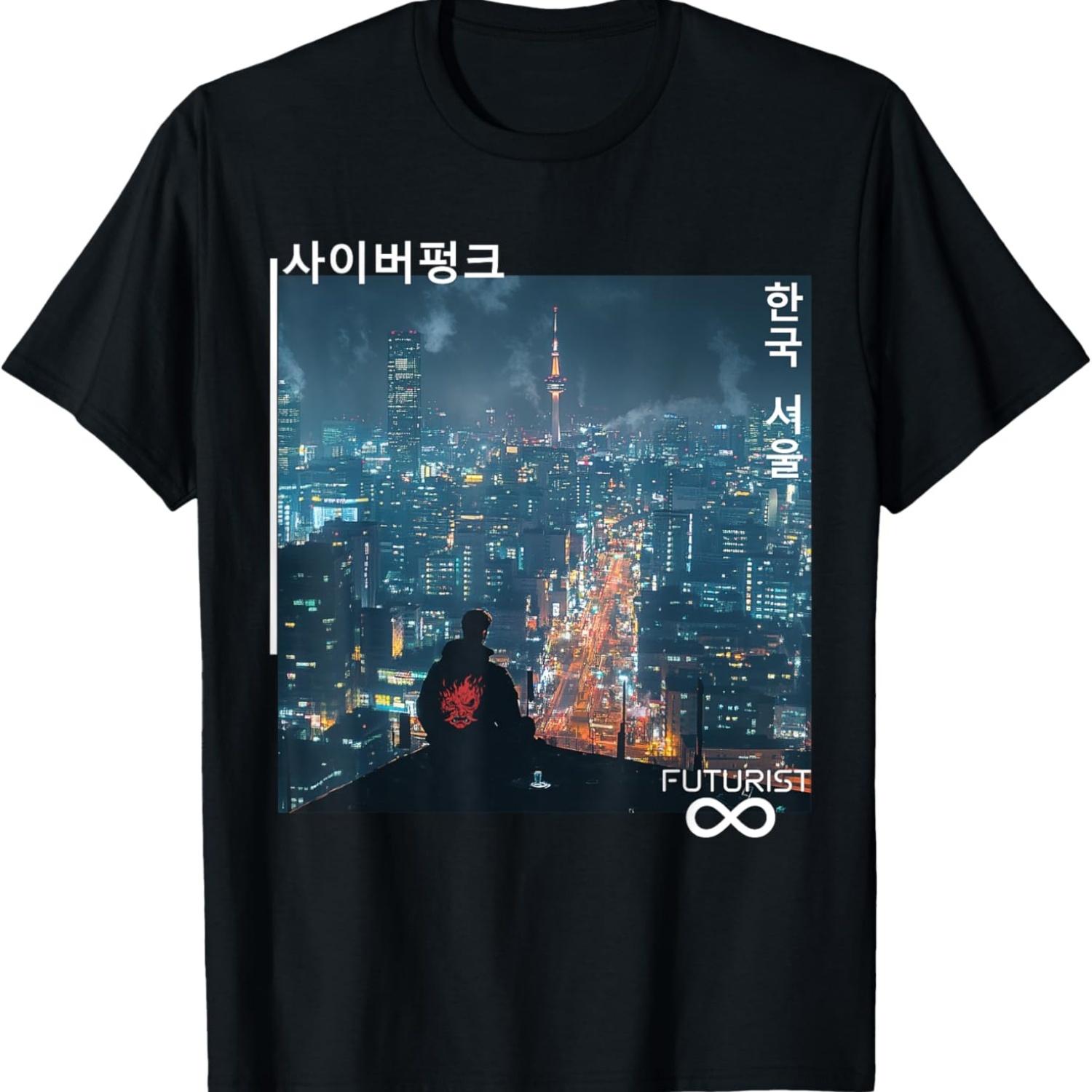 KOREAN Cyberpunk SEOUL Streetwear KPOP Aesthetic T-Shirt(7) XXXXXL чорний
KOREAN Cyberpunk SEOUL Streetwear KPOP Aesthetic T-Shirt(7) XXXXXL чорний