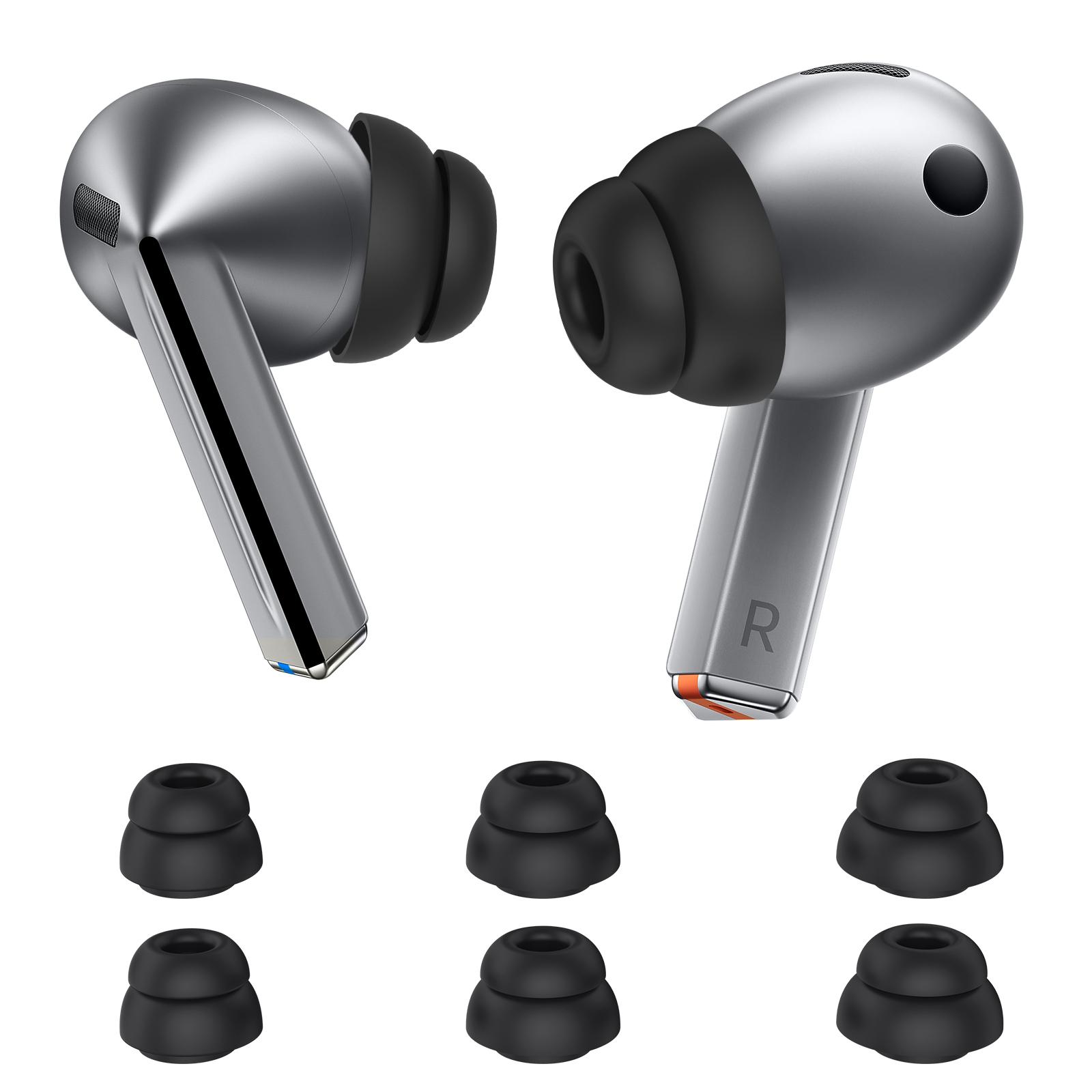 AHASTYLE DD09 3 пари для Samsung Galaxy Buds3 Pro Силіконові насадки для вух Замінні ковпачки для навушників, Розмір: S + M + L B
AHASTYLE DD09 3 пари для Samsung Galaxy Buds3 Pro Силіконові насадки для вух Замінні ковпачки для навушників, Розмір: S + M + L B