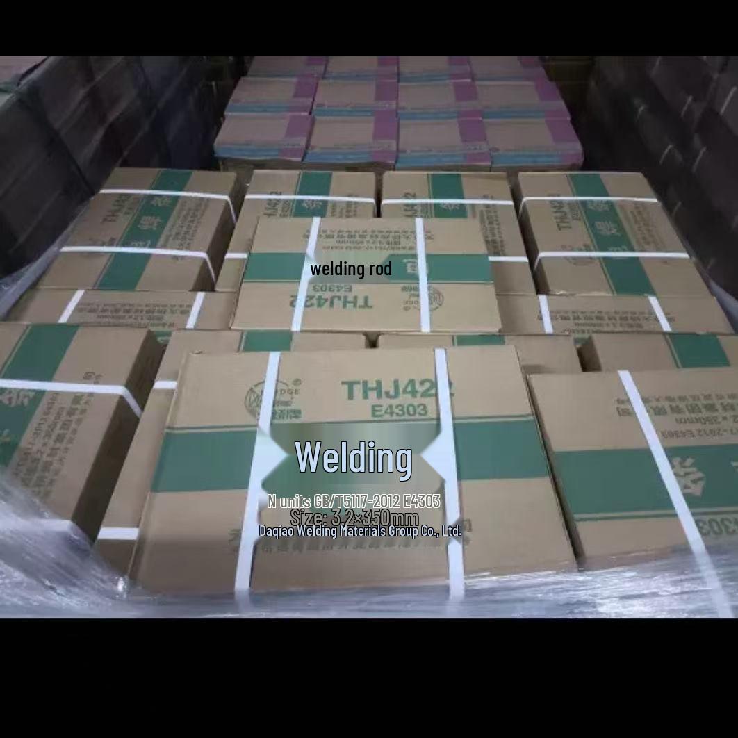 Tianjin Daqiao J422 Carbon Welding Rods - Household Use, Sizes 2.5/3.2/4.0, Bridge National Standard Mainland China
Tianjin Daqiao J422 Carbon Welding Rods - Household Use, Sizes 2.5/3.2/4.0, Bridge National Standard Mainland China
