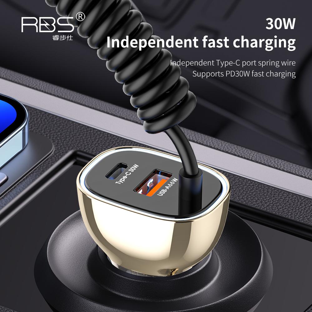 126W Transparent Alloy USB Car Charger Quick PD Type C Car USB Fast Charging 3 in 1 Fast Charging Cable for IPhone Huawei Black
126W Transparent Alloy USB Car Charger Quick PD Type C Car USB Fast Charging 3 in 1 Fast Charging Cable for IPhone Huawei Black
