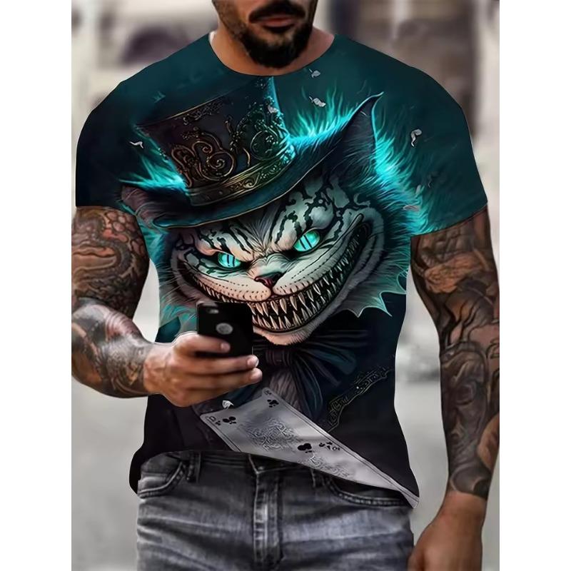 Мужская футболка с графическим принтом совы, модная футболка с коротким рукавом и круглым вырезом, 3D цифровая печать, новинка, большие футболки, мужские топы 6XL
Мужская футболка с графическим принтом совы, модная футболка с коротким рукавом и круглым вырезом, 3D цифровая печать, новинка, большие футболки, мужские топы 6XL