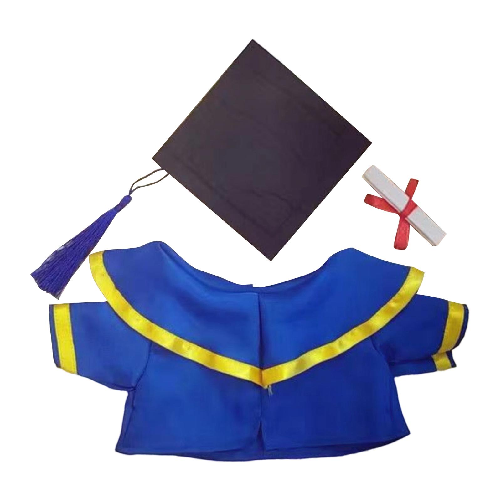 Plush Toy Graduation Outfit Set with Gown Cap and Diploma for 25 to 30 cm Dolls Replacement Clothes for Stuffed Animals One Size
Plush Toy Graduation Outfit Set with Gown Cap and Diploma for 25 to 30 cm Dolls Replacement Clothes for Stuffed Animals One Size
