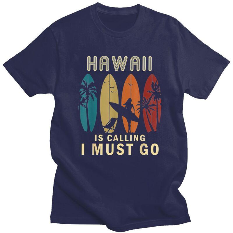 Male Hawaii Is Calling I Must Go Vintage Summer Beach Gift T Shirts Short Sleeves Cotton Tshirts Leisure Tee Loose Fit Clothes 4XL
Male Hawaii Is Calling I Must Go Vintage Summer Beach Gift T Shirts Short Sleeves Cotton Tshirts Leisure Tee Loose Fit Clothes 4XL