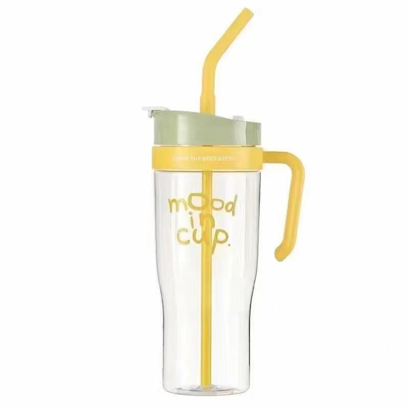 1200Ml Large Capacity Ice Cup Summer High Temperature Resistant Plastic Cup Car Handle Portable Double Drinking Straw Cup жовтий
1200Ml Large Capacity Ice Cup Summer High Temperature Resistant Plastic Cup Car Handle Portable Double Drinking Straw Cup жовтий
