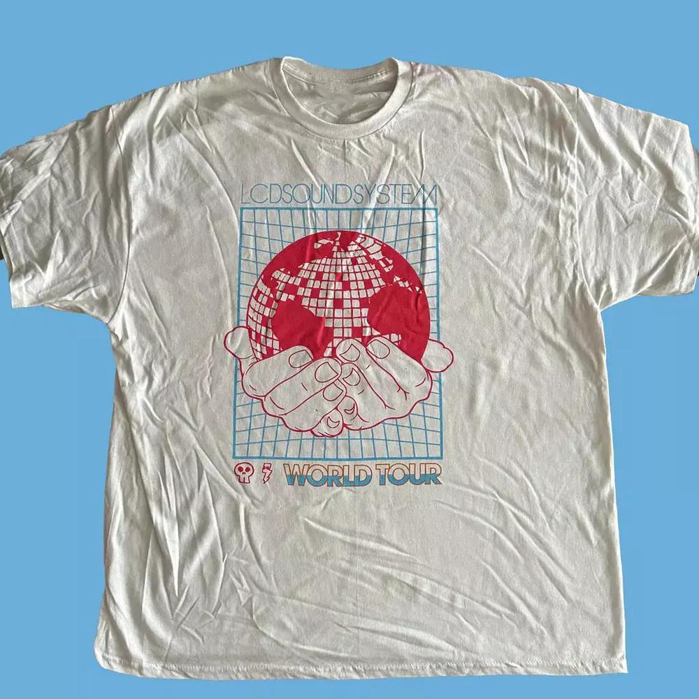LCD Soundsystem If Anyone Has A Small World Tour T-Shirt Full Size S-5XL AR81 Unisex T-Shirt XXL
LCD Soundsystem If Anyone Has A Small World Tour T-Shirt Full Size S-5XL AR81 Unisex T-Shirt XXL