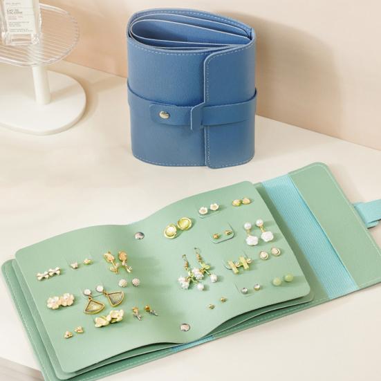 Сумка для хранения сережек, износостойкий легкий книжный дизайн, складной органайзер для сережек, дорожный футляр для сережек 
Сумка для хранения сережек, износостойкий легкий книжный дизайн, складной органайзер для сережек, дорожный футляр для сережек