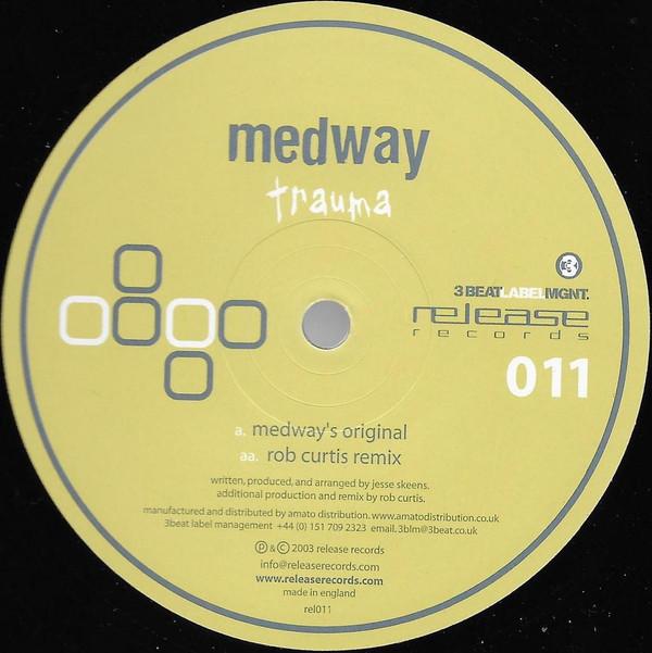 12inch Record MEDWAY - Trauma REL011 Release Records 2003 Canada Dance & Electronica Used
12inch Record MEDWAY - Trauma REL011 Release Records 2003 Canada Dance & Electronica Used