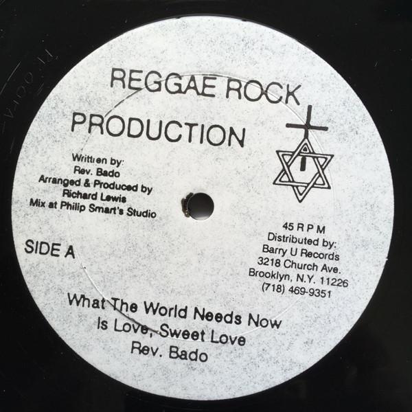 12inch Record REV. BADO - What The World Needs Now Is Love, S none Reggae Rock Pro 1987 US Reggae, Ska & Dub Used
12inch Record REV. BADO - What The World Needs Now Is Love, S none Reggae Rock Pro 1987 US Reggae, Ska & Dub Used