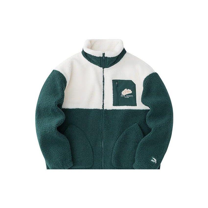 Anta Color Block Zipper Stand Collar Fleece Jacket Women jackets Stone-White Bay-Green 162348725-1 M
Anta Color Block Zipper Stand Collar Fleece Jacket Women jackets Stone-White Bay-Green 162348725-1 M