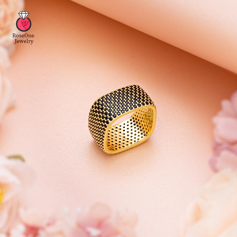 Women s Luxurious Silver Gold Plated Wide Band Square Ring with Zircon Size 9 чёрный
Women s Luxurious Silver Gold Plated Wide Band Square Ring with Zircon Size 9 чёрный