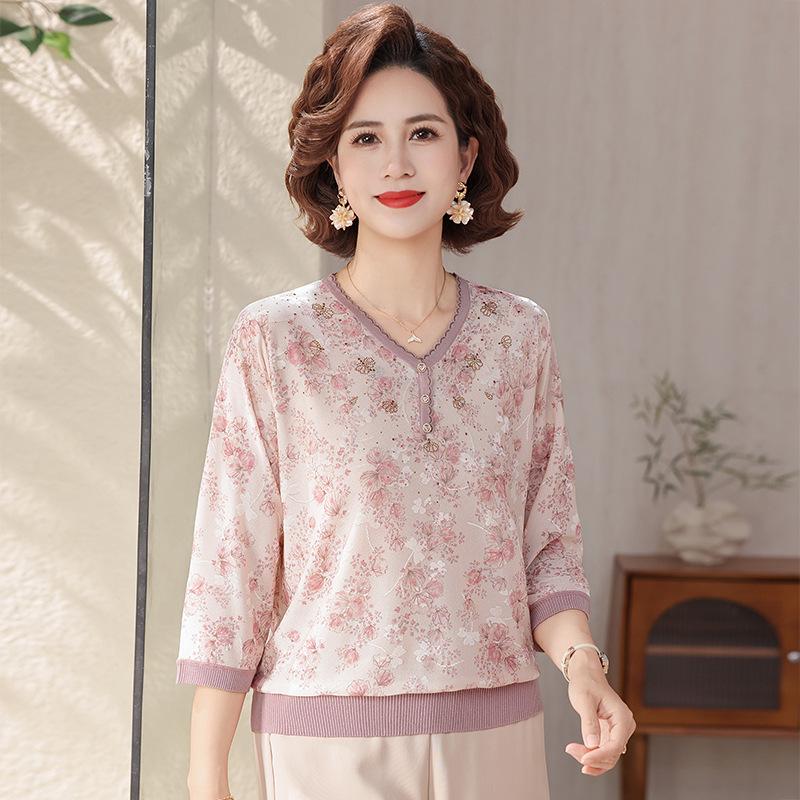 Mom s Floral V-Neck Age-Reversing Summer Top for Middle-Aged Women - 2026 Seven-Point Sleeve Style 2XL (110-120 lbs) рожевий
Mom s Floral V-Neck Age-Reversing Summer Top for Middle-Aged Women - 2026 Seven-Point Sleeve Style 2XL (110-120 lbs) рожевий