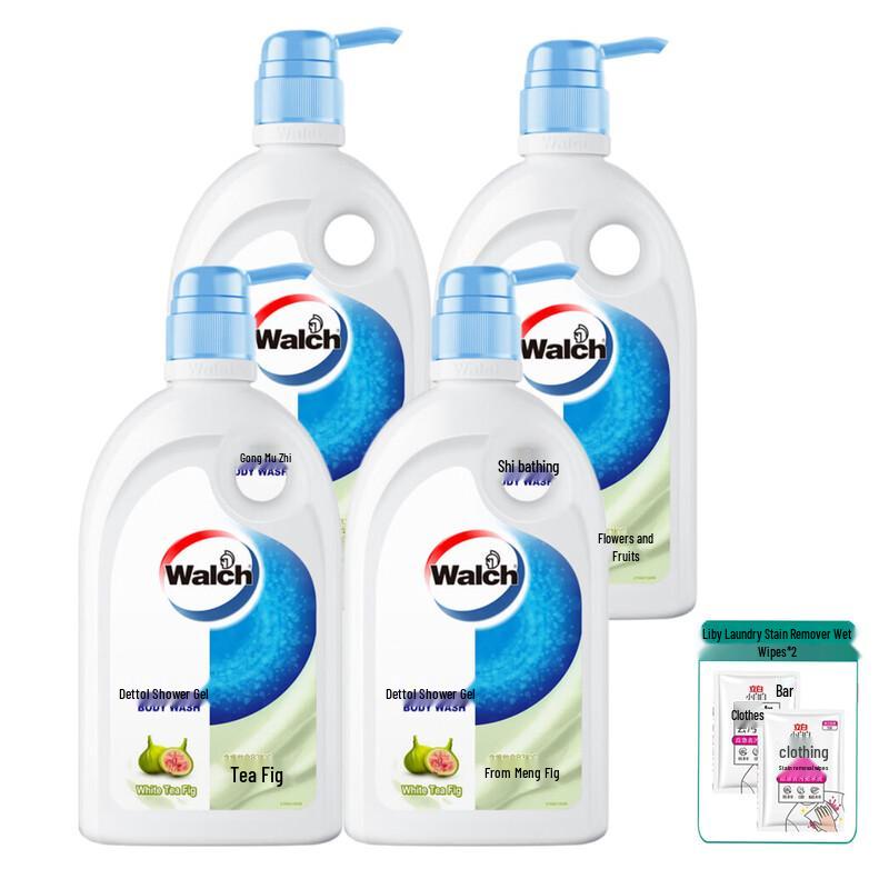 Walch White Tea & Fig Body Wash 4-Pack
Walch White Tea & Fig Body Wash 4-Pack