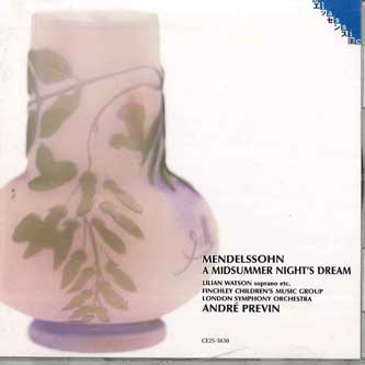 CD PREVIN - Mendelssohn A Midsummer Night s Dre CE255630 EMI Japan Classical Used
CD PREVIN - Mendelssohn A Midsummer Night s Dre CE255630 EMI Japan Classical Used