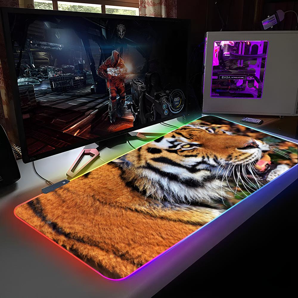 Бенгальский Тигр Игровая Мышь Коврик для Мыши RGB Подсветка Коврик для Мыши Ноутбука Коврик для Мыши Ноутбука Игровой Компьютерный Стол Игровые Аксессуары RGB600x300x3mm
Бенгальский Тигр Игровая Мышь Коврик для Мыши RGB Подсветка Коврик для Мыши Ноутбука Коврик для Мыши Ноутбука Игровой Компьютерный Стол Игровые Аксессуары RGB600x300x3mm