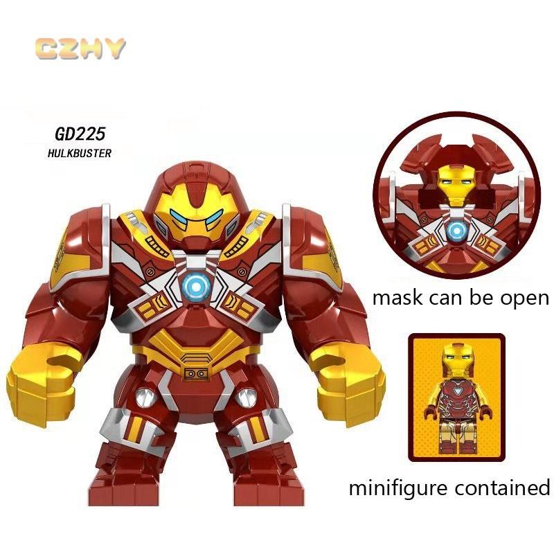 Великий Mark 44 Hulkbuster Мініфігурки Super Heroes Дитячі Будівельні Блоки MOC Іграшки 1189
Великий Mark 44 Hulkbuster Мініфігурки Super Heroes Дитячі Будівельні Блоки MOC Іграшки 1189