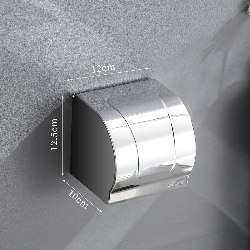 304 Stainless Steel Bathroom Tissue Box Wall Mounted Toilet Paper Holder Use Draw Tissue Box Storage Rack No Drilling Required
304 Stainless Steel Bathroom Tissue Box Wall Mounted Toilet Paper Holder Use Draw Tissue Box Storage Rack No Drilling Required