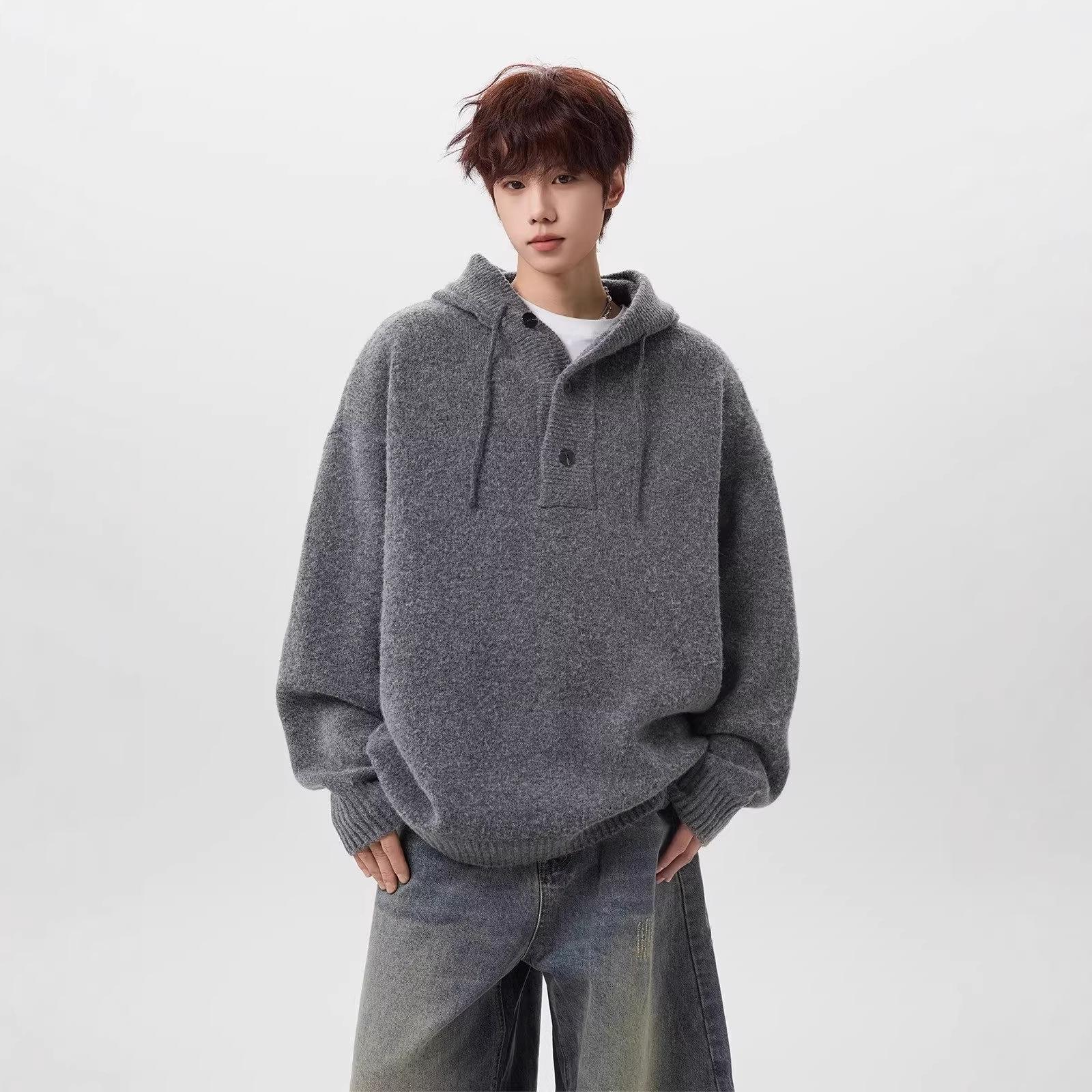 Unisex Retro Red Winter Hoodie - Trendy, Loose, Casual Knitwear XXL сірий колір
Unisex Retro Red Winter Hoodie - Trendy, Loose, Casual Knitwear XXL сірий колір